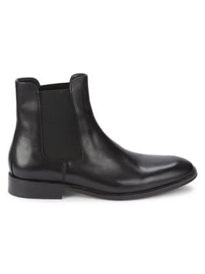 Karl Lagerfeld Paris
Log Sole Leather Combat Boots