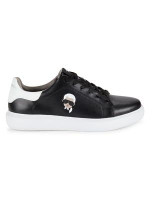 Karl Lagerfeld Paris
Log Sole Leather Combat Boots