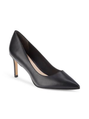Stuart Weitzman 76MM Leigh Leather Pumps