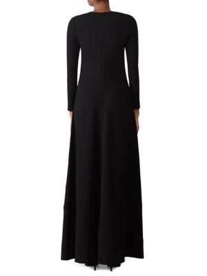 Co Solid A Line Maxi Dress