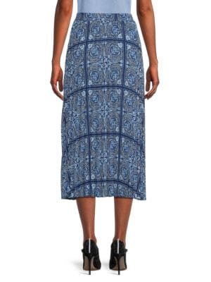 Saks Fifth Avenue
Print Plissé Midi Skirt