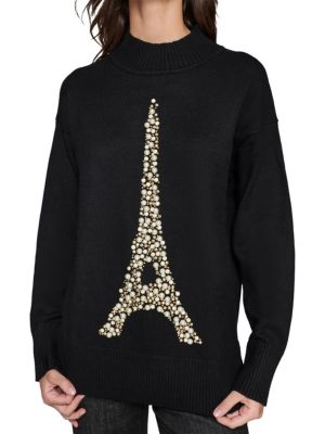 Joseph A
Lace Sleeve Sweater