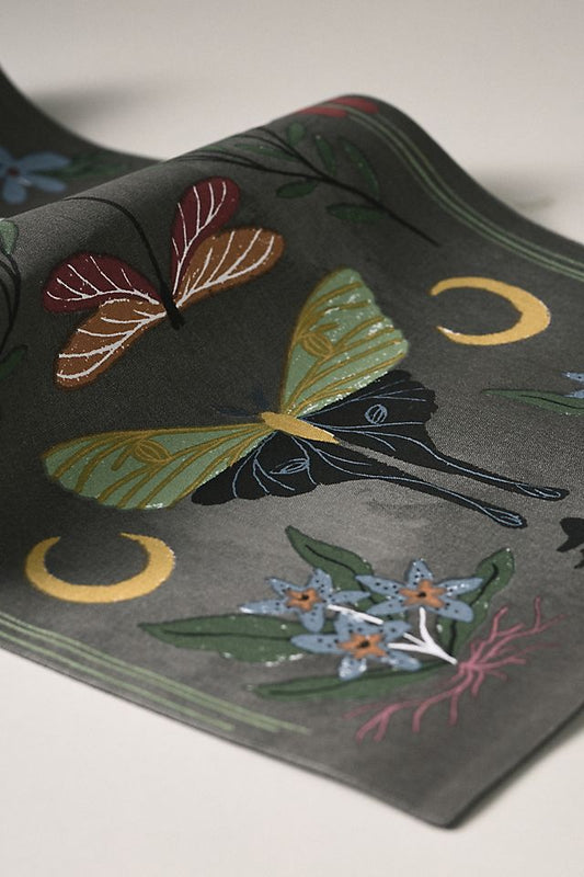 Anthropologie Mystic Bats Table Runner