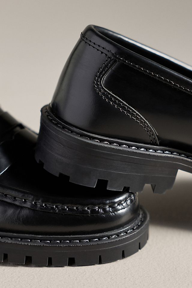 Anthropologie Maeve Lug Sole Loafers