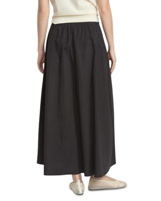 Point Poplin A Line Skirt