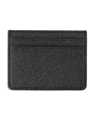 Sandro Saffiano Leather Card Case