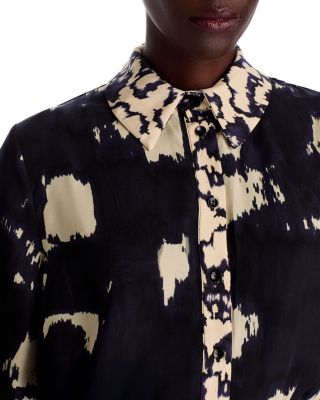 La Fée Maraboutée Pleated Back Blouse