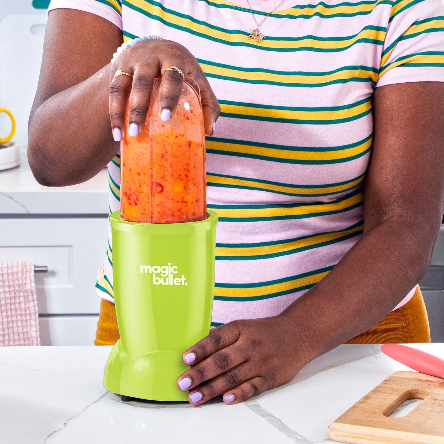 Walmart Magic Bullet Essential with To-Go Lid - Margarita Lime