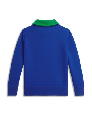 Polo Ralph Lauren Boys' Double Knit Collared Sweatshirt - Little Kid