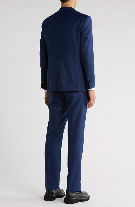 Scotch & Soda Blue Classic Fit Suit