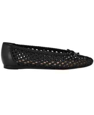 Macy's Calvin KleinWomen's Zatoria Woven Ballet Flats
