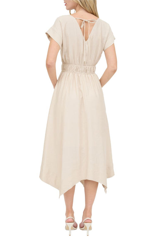 AUGUST SKY Asymmetric Shift Dress