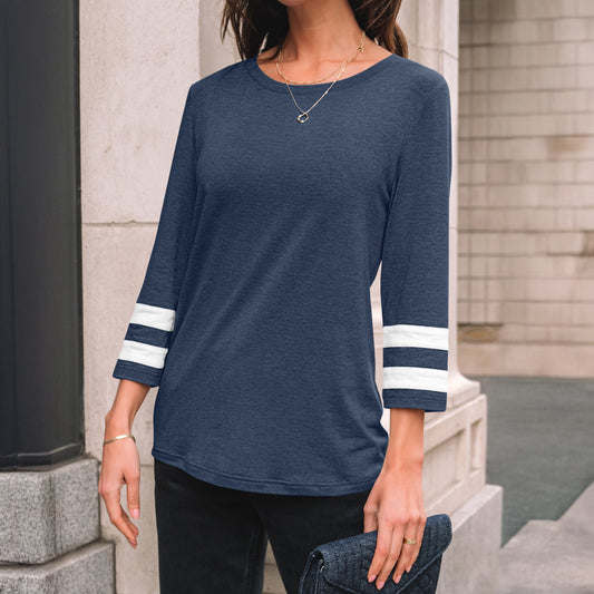 Walmart SUNBS Blouses for Women T Shirts 3/4 Sleeve Tops Business Dressy Casual Tees Trendy Outfits Clothes