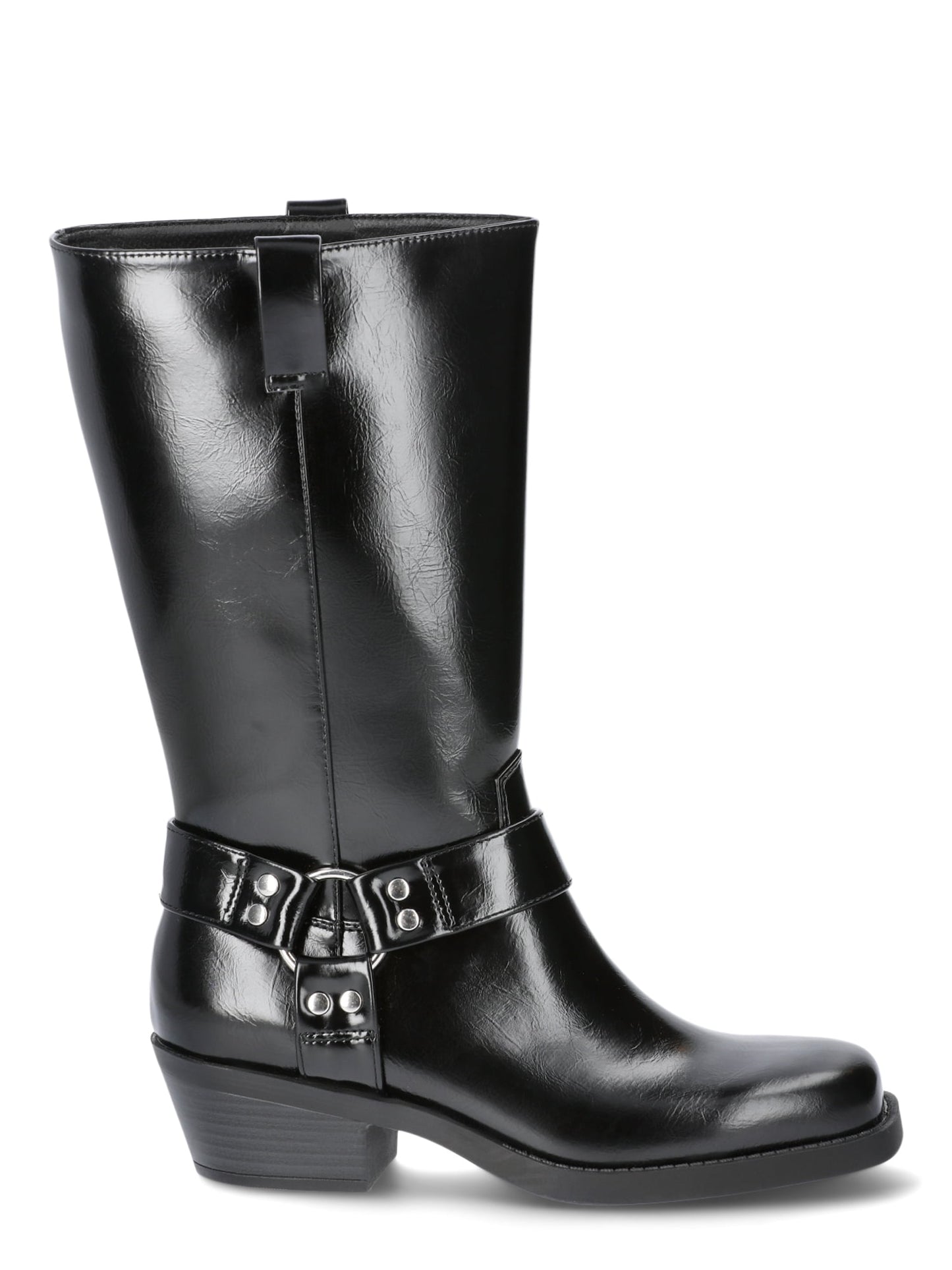 thumbnail image 6 of Time and Tru Women's Moto Hardware Boots, Sizes 6-11, Wide Width Available, 6 of 7