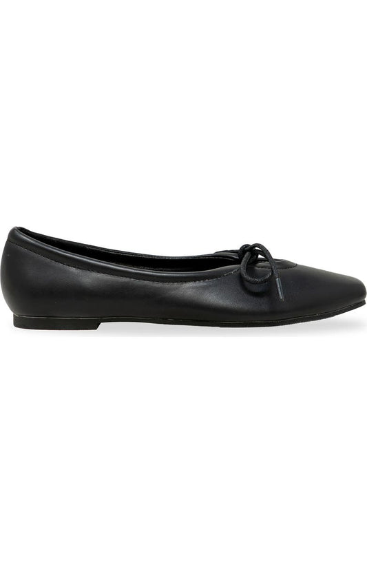 CHASE AND CHLOE Tie Ballerina Flat (Women)