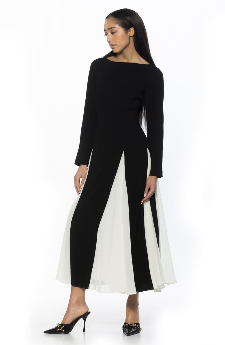 Alexia Admor Elodie Floral Long Sleeve Maxi Dress