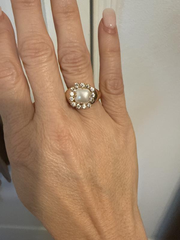 Anthropologie Large Stone Ring