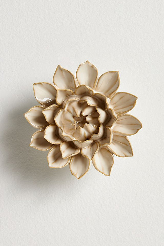 Anthropologie Ceramic Flower Gallery Wall Charm
