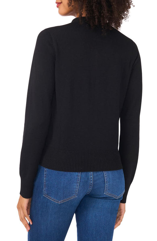 CeCe Tie Neck Cardigan