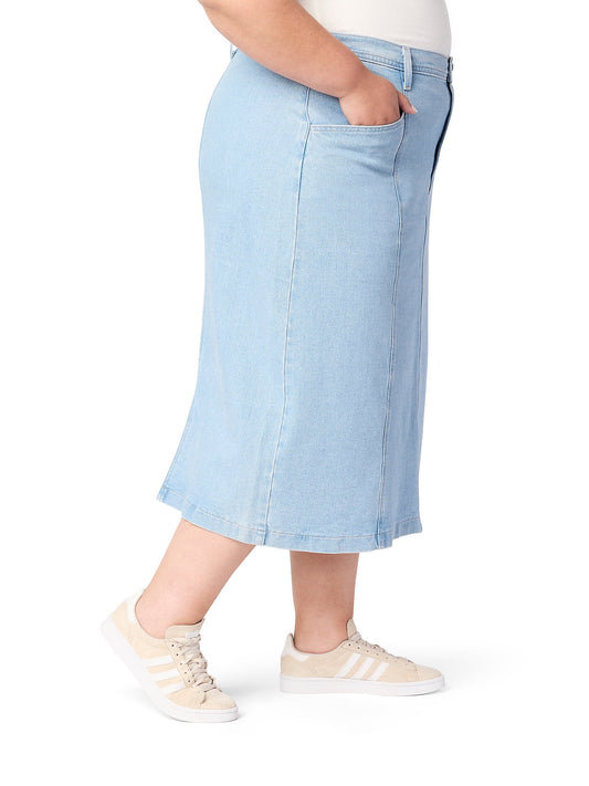 thumbnail image 2 of Levi Strauss Signature Women's and Women's Plus Vintage '95 Seamed Skirt, Sizes XS-4X, 2 of 6