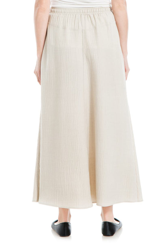 MAX STUDIO Textured Crop Maxi Skirt
