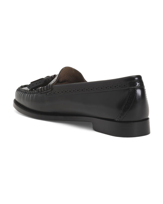 GH BASS Leather Estelle Tassel Weejun Loafers