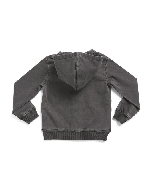 LEVIS Toddler Boys Knit Denim Hoodie