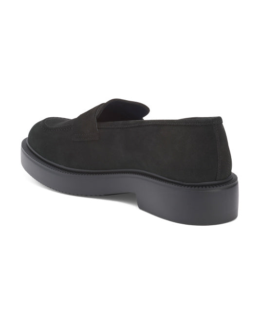 SOLDINI Made In Italy Suede Loafers