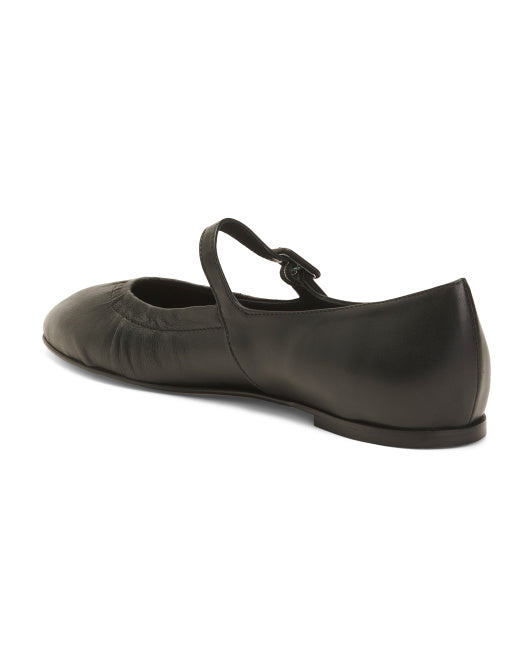 NAPOLEONI Made In Italy Leather Ballerina Flats