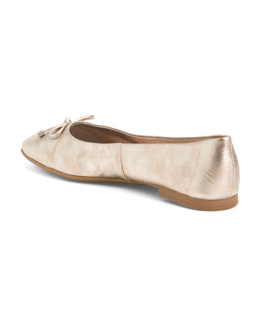 BOTTERO Made In Brazil Leather Ballet Flats