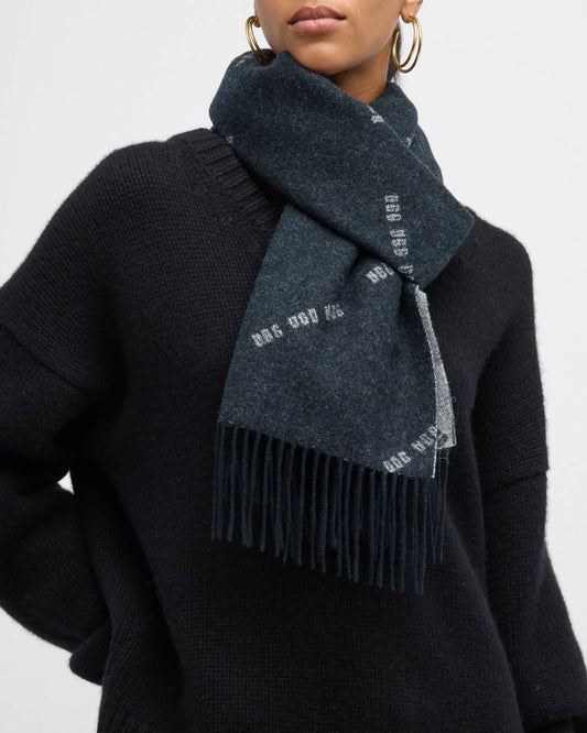 UGGMicro Logo Wool-Blend Wrap