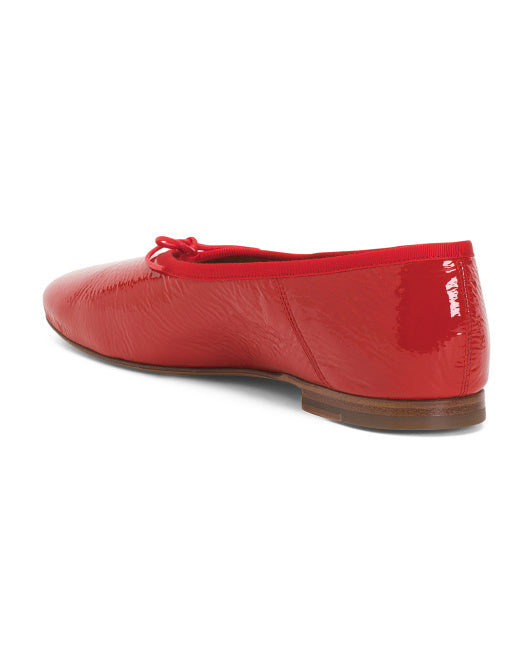 MANSUR GAVRIEL Made In Portugal Patent Leather Dream Ballerina Flats