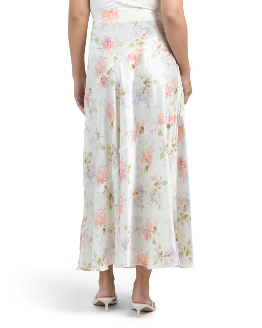 LOVE SHACK FANCY Silk Booker Skirt