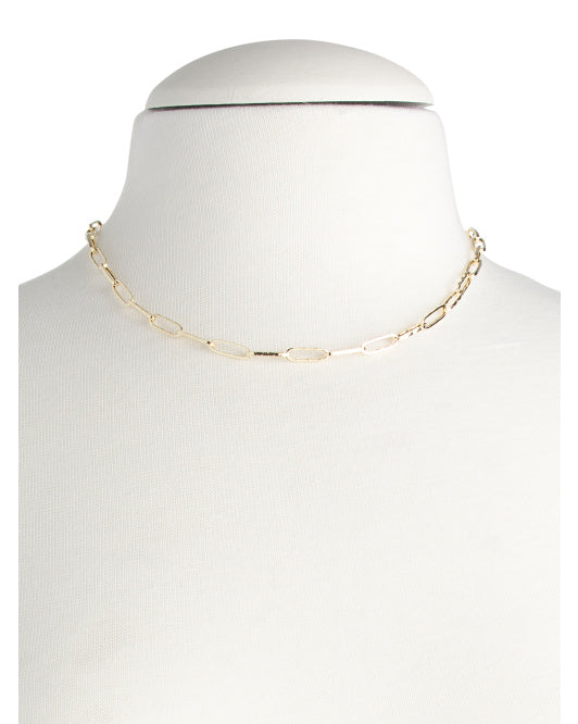 MIA FIORE Made In Italy 14kt Gold Paperclip Chain Necklace