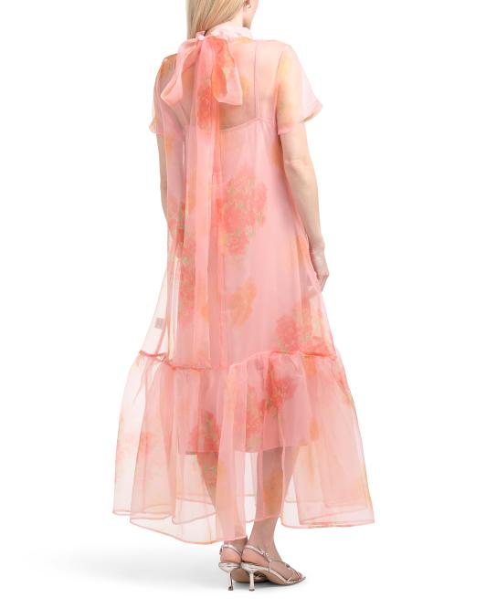 NANCY YANG Airy Sheer Dress