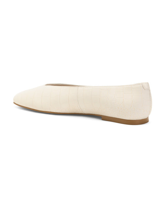 YOSI SAMRA Leather Emerson Ballet Flats