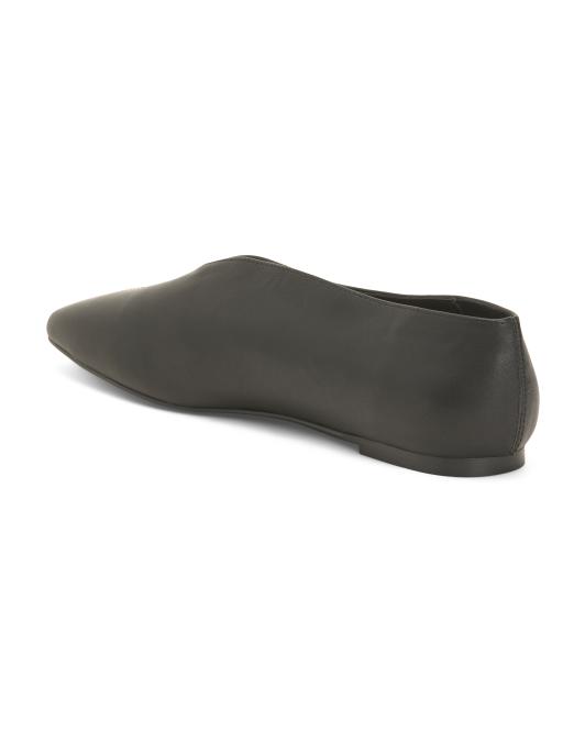 BLACK SUEDE STUDIO Made In Brazil Leather Lue Choked Up Ballerina Flats