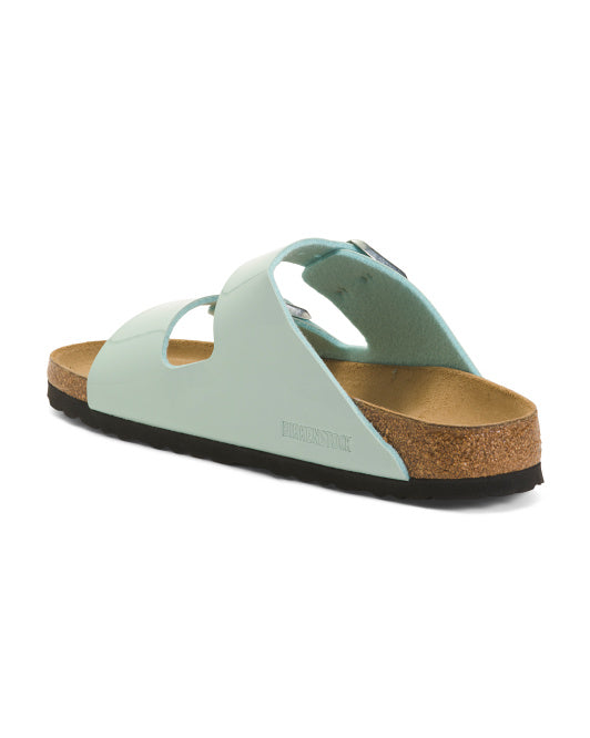 BIRKENSTOCK Made In Germany Patent Leather Arizona Patent Footbed Sandals