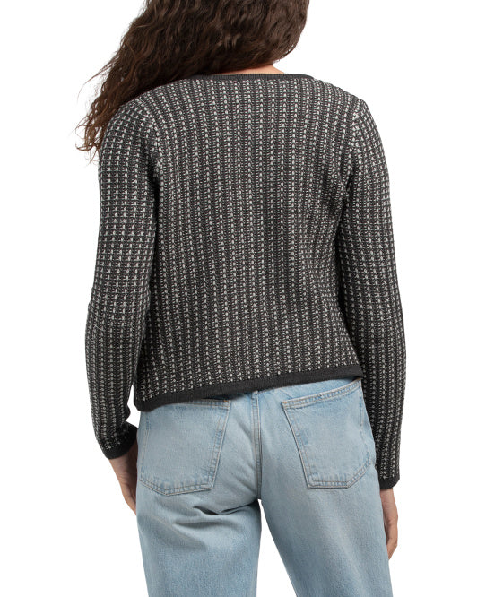 THEO & SPENCE Round Neck Button Cardigan