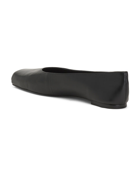 REFORMATION Made In Brazil Leather Mikayla Ballet Flats