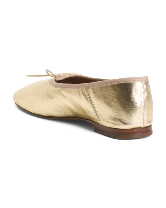 MANSUR GAVRIEL Made In Portugal Leather Dream Ballerina Flats
