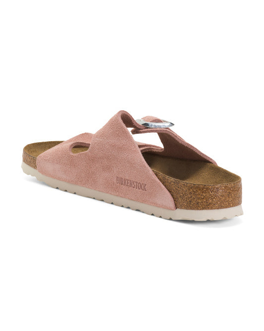 BIRKENSTOCK Suede Arizona Soft Footbed Sandals