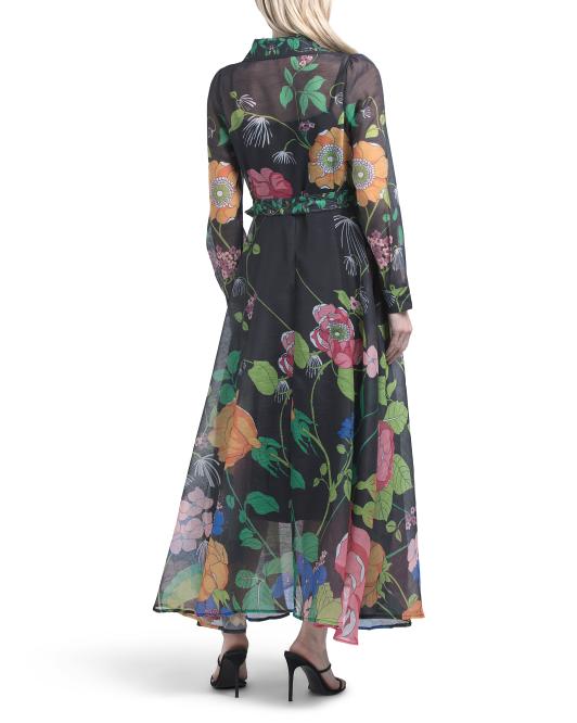 NANCY YANG Garden Flower Dress