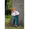 Corduroy Essentials Shoulder Strap Pant Overalls, Teal