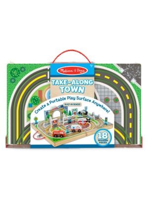 Melissa & Doug
Take-Along Town 18-Piece Wooden Set