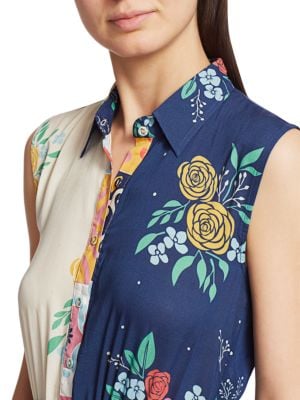 Carolina K
Natalic Print Open-Front Dress