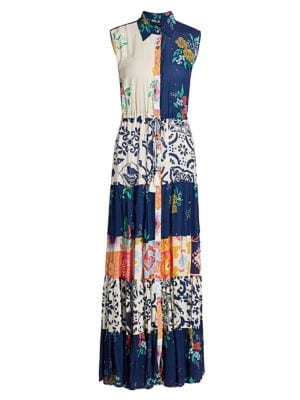 Carolina K
Natalic Print Open-Front Dress