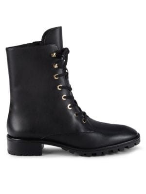 Stuart Weitzman
Laine Leather Combat Boots