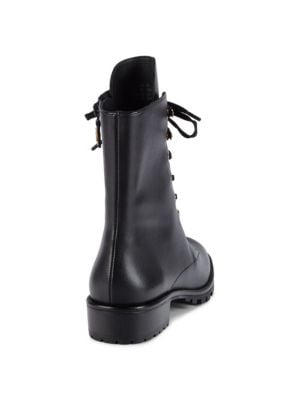 Stuart Weitzman
Laine Leather Combat Boots