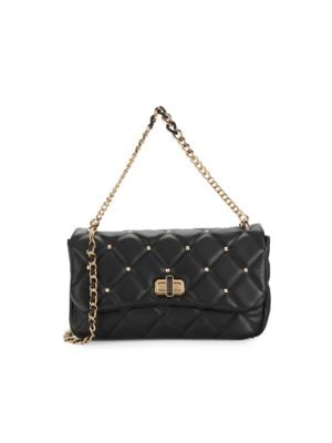 Badgley Mischka
Medium Studded Quilted Shoulder Bag